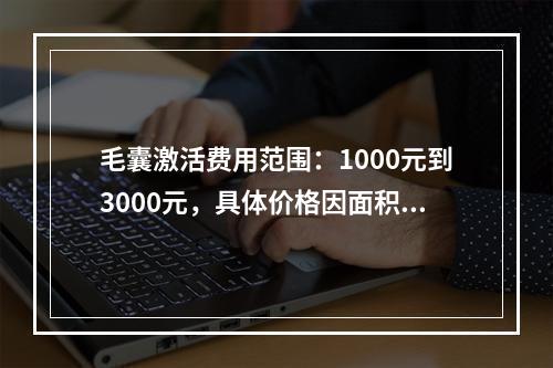 毛囊激活费用范围：1000元到3000元，具体价格因面积而异！