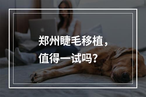 郑州睫毛移植，值得一试吗？