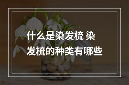 什么是染发梳 染发梳的种类有哪些