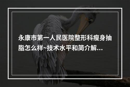 永康市第一人民医院整形科瘦身抽脂怎么样~技术水平和简介解析