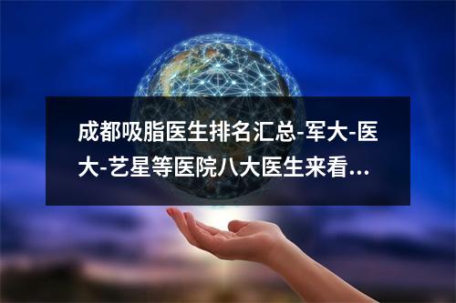 成都吸脂医生排名汇总-军大-医大-艺星等医院八大医生来看看吧-