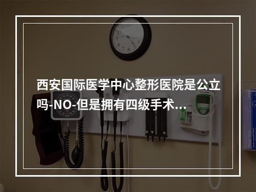 西安国际医学中心整形医院是公立吗-NO-但是拥有四级手术资质医生技术强