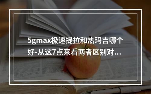 5gmax极速提拉和热玛吉哪个好-从这7点来看两者区别对比