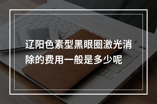 辽阳色素型黑眼圈激光消除的费用一般是多少呢