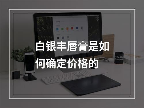 白银丰唇膏是如何确定价格的