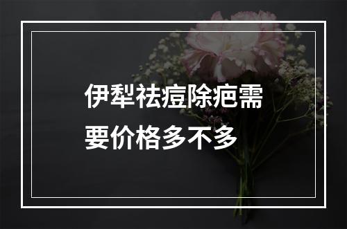 伊犁祛痘除疤需要价格多不多