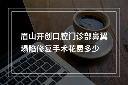 眉山开创口腔门诊部鼻翼塌陷修复手术花费多少