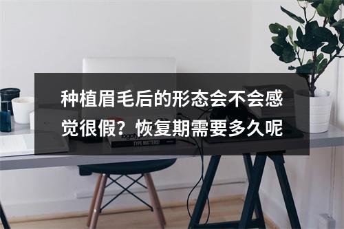 种植眉毛后的形态会不会感觉很假？恢复期需要多久呢