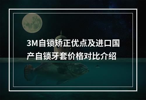 3M自锁矫正优点及进口国产自锁牙套价格对比介绍