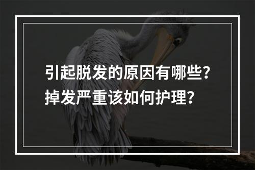 引起脱发的原因有哪些？掉发严重该如何护理？