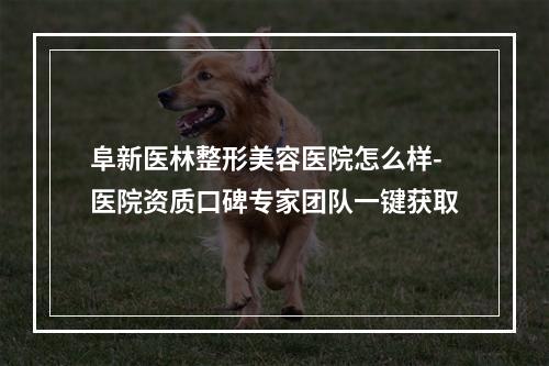 阜新医林整形美容医院怎么样-医院资质口碑专家团队一键获取