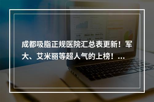 成都吸脂正规医院汇总表更新！军大、艾米丽等超人气的上榜！抽脂价格查查