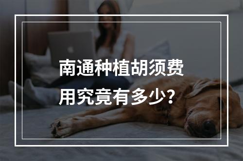 南通种植胡须费用究竟有多少？