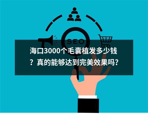 海口3000个毛囊植发多少钱？真的能够达到完美效果吗？