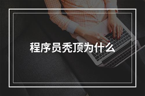 程序员秃顶为什么