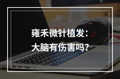 雍禾微针植发：大脑有伤害吗？