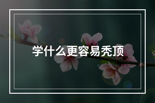 学什么更容易秃顶