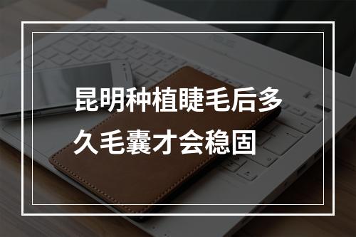 昆明种植睫毛后多久毛囊才会稳固