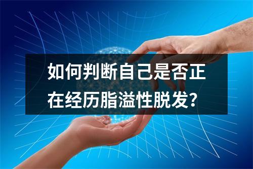 如何判断自己是否正在经历脂溢性脱发？