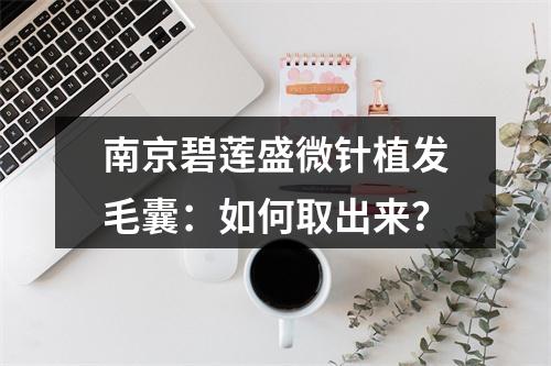 南京碧莲盛微针植发毛囊：如何取出来？