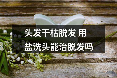 头发干枯脱发 用盐洗头能治脱发吗