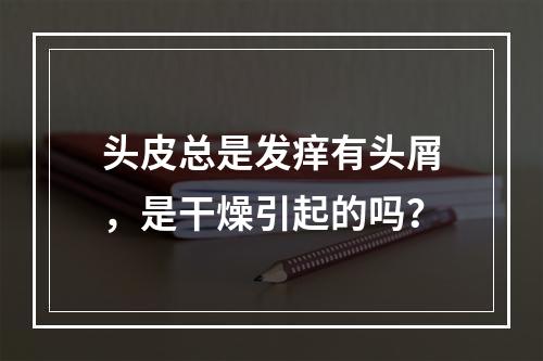 头皮总是发痒有头屑，是干燥引起的吗？