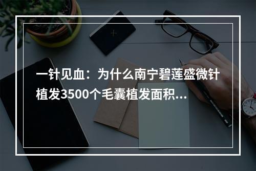 一针见血：为什么南宁碧莲盛微针植发3500个毛囊植发面积这么大？