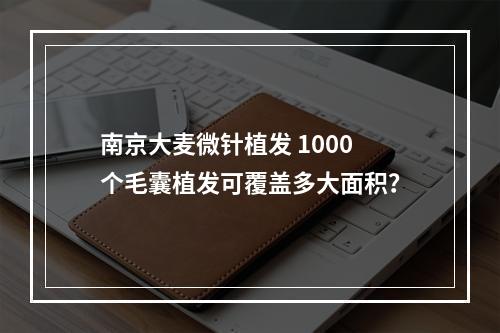 南京大麦微针植发 1000 个毛囊植发可覆盖多大面积？