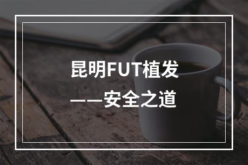 昆明FUT植发——安全之道