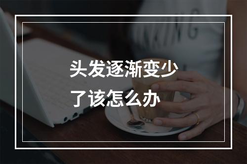 头发逐渐变少了该怎么办