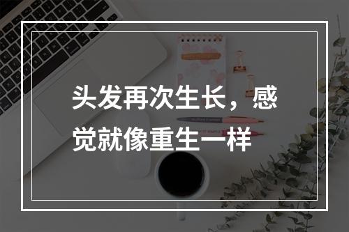 头发再次生长，感觉就像重生一样