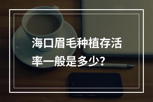 海口眉毛种植存活率一般是多少？