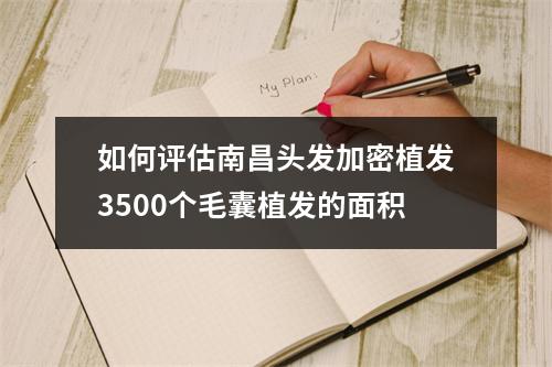 如何评估南昌头发加密植发3500个毛囊植发的面积