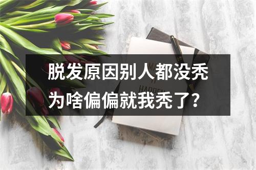 脱发原因别人都没秃为啥偏偏就我秃了？