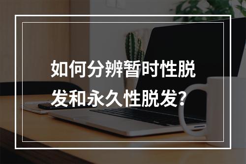 如何分辨暂时性脱发和永久性脱发？