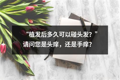 “植发后多久可以碰头发？”请问您是头痒，还是手痒？