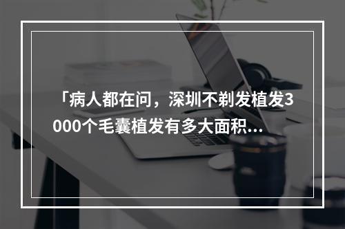 「病人都在问，深圳不剃发植发3000个毛囊植发有多大面积？」——一位医生的详解