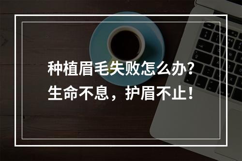 种植眉毛失败怎么办？生命不息，护眉不止！