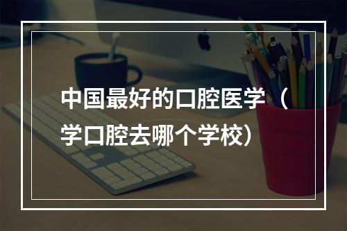 中国最好的口腔医学（学口腔去哪个学校）