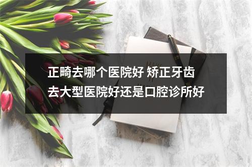 正畸去哪个医院好 矫正牙齿去大型医院好还是口腔诊所好