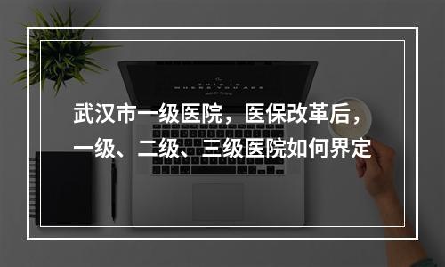 武汉市一级医院，医保改革后，一级、二级、三级医院如何界定