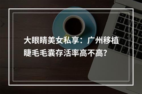 大眼睛美女私享：广州移植睫毛毛囊存活率高不高？