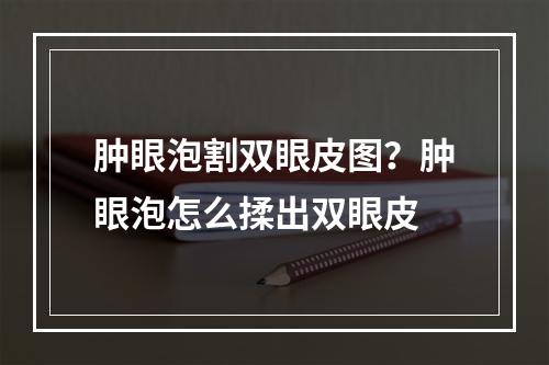 肿眼泡割双眼皮图？肿眼泡怎么揉出双眼皮