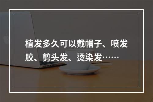 植发多久可以戴帽子、喷发胶、剪头发、烫染发……