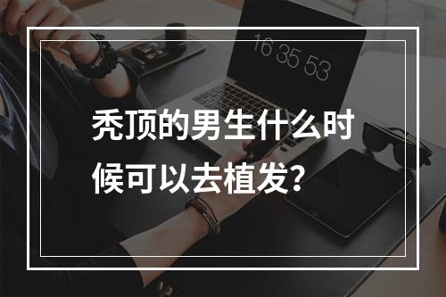 秃顶的男生什么时候可以去植发？