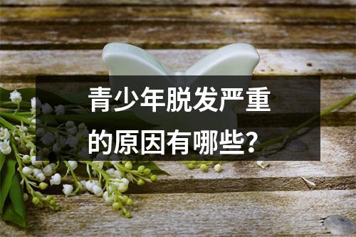 青少年脱发严重的原因有哪些？