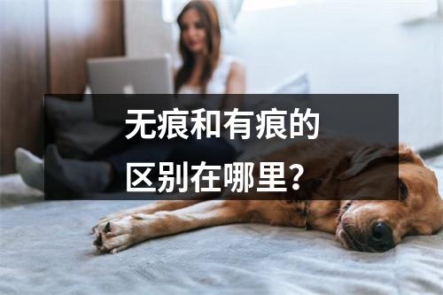 无痕和有痕的区别在哪里？