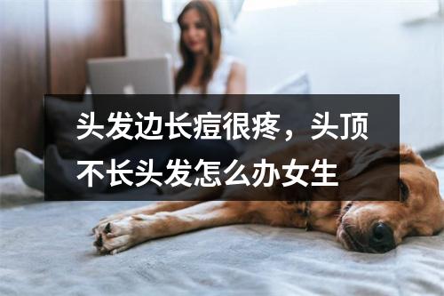 头发边长痘很疼，头顶不长头发怎么办女生