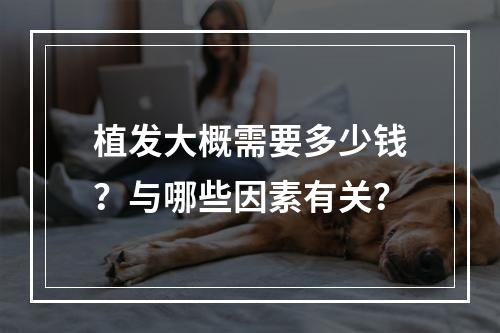 植发大概需要多少钱？与哪些因素有关？