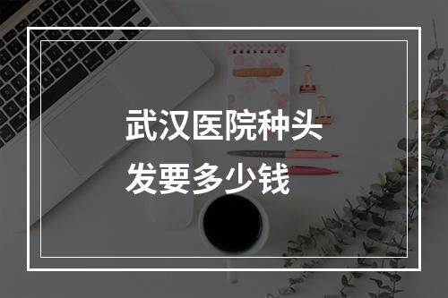 武汉医院种头发要多少钱